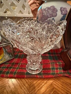 Glass candy dish